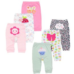 3pcs/lot cotton baby clothes harem toddler Pants baby girl trousers Mid Waist 3-24 months born Unisex Baby Leggings 231225