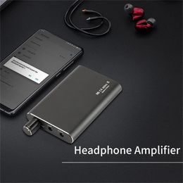 Mixer Portable HiFi Earphone Headphone Amplifier with 3.5mm Stereo Audio Output with Switch Powered Dualoutput with 2level Boost