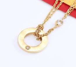 High Quality Pendant Necklace Fashion Designer Design 316L Stainless Steel Festive Gifts for Women 9 Options8966412