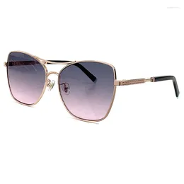 Sunglasses 2023 Pilot One-Piece Metal Frame Colourful Large Lens Outdoor Shades For Women