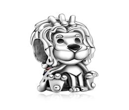 New Popular 925 Sterling Silver Lion DIY Beads for Women Charm Bracelet Bracelet Necklace Jewellery Fashion Accessories7592645