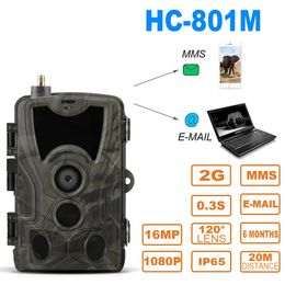 SUNTEKCAM Hunting Camera Trail Camera SMSMMSP 2G 20MP 1080P HC801M Po Traps 0.3s Trigger Trap Wildlife Surveillance 231225