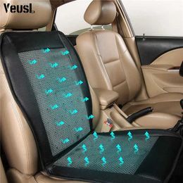 Seat Cushions 12V Car Summer Cool Air Seat Cushion With The Fan Blowing Cool Summer Ventilation Cushion Seat Cushion Car Seat Cooling PatL231226