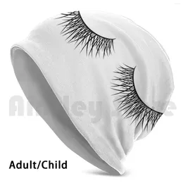 Berets Lashes Beauty And Girly Beanies Knit Hat Hip Hop Lash Eyes Black Girls Beautiful