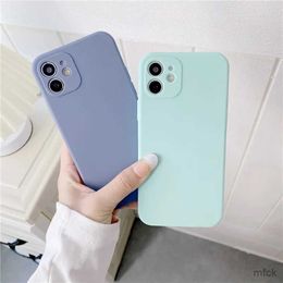 Cell Phone Cases Ultra Thin Shockproof Silicone Square Phone Case For 12 11 13 Pro Max XS X On XR 6s 7 8 Plus Soft Cover