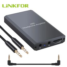 Mixer LiNKFOR HiFi Earphone Headphone Amplifier 16300 3.5mm AUX Portable Amp For MP3 players iPods Laptops Mobile Phones