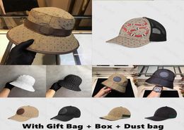 For Gift With Box Gift Bag Dust Bag 2021 Designers Bucket Hats Cap Beanie for Mens Womens Baseball Caps Golf Snapback Stingy Brim 4872902