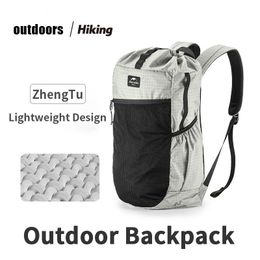 Outdoor 20L Lightweight Backpack Waterproof Wear resistant High Capacity Camping Hiking 231225