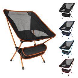 Folding Chair Ultralight Detachable Portable Lightweight Extended Seat Fishing Camping Home BBQ Garden Hiking 231225