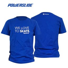 Shoes Japy 100% Original Powerslide TShirt Hat Cap Inline Skates Clothes We Love To Skate TShirt Skating Wearing