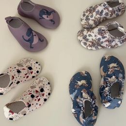 الصيف KS Baby Boy Girl Beach Shoes Born Indoor Outdoor Slippers Kids Water Sports Swimming Aqua Barefoot Shoes 231226