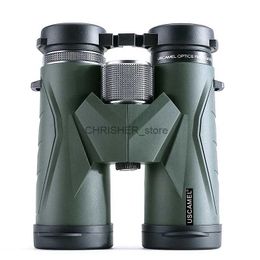 Telescope Binoculars Powerful Binoculars Military HD 8x42 10x42 Binoculars Telescope BAK7 Eyepiece Cups Waterproof Nitrogen Zoom Optics for HuntingL231226