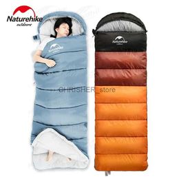 Sleeping Bags Naturehike Sleeping Bag Hollow Cotton Quilt Ultralight Winter Envelope Sleeping Bag for Adult Outdoor Camping Travel LightweightL231226