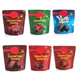 infused Bro wnies packaging bags 600mg cake empty chewy funfetti fudge chocolate snack bites red velvet hgf Njsok Awbov