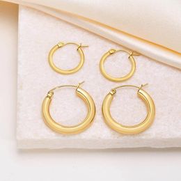 Hoop Earrings DARHSEN Hyperbole Statement Big For Women Fashion Wedding Jewellery Gift Gold Colour Stainless Steel Arrival