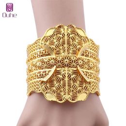 Gold Color Chain Link Chunky Bracelets & Bangles for Women Vintage Jewelry Bracelet Wedding Accessories319k