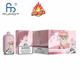 tornado Fumot vape Original RandM digital box 12000 Puffs Disposable E cigarettes vape Mesh Coil Vape Pen Kit 40 flavors oil& power indicator