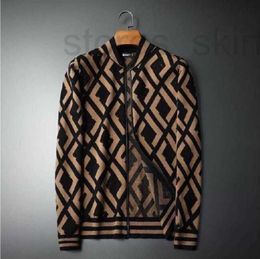 Men's Jackets Designer Knitted FF sweater jackets long sleeve men designer jacket spring autumn cardigan mens coats WX8M