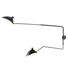 Lamps Post Modern Serge Mouille Wall Sconce Single Two Arm Nordic Wall Light Adjustable Long Arm Bedroom Shop Cafe Wall Lamp Fixtures182