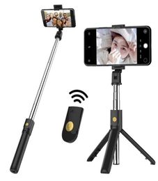 K07 Bluetooth Selfie Stick Wireless Shutter Bluetooth 40 Mobile Phone SelfTimer Artifact For iPhone SamSung HuaWei Xiaomi2479332