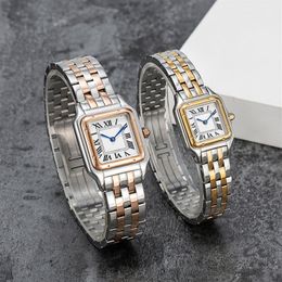 Fashion couple watches are made of high quality imported stainless steel quartz ladies elegant noble diamond table 50 Metres water216c