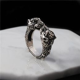 Mens Ring Luxury Designer Womens Animal Tiger Rings Fashion Band Rings Lady Women Party Wedding Lovers Gift Engagement Jewellery 2201062067