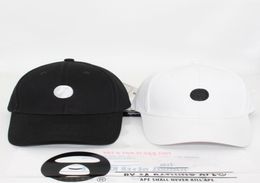Embroidered Baseball Caps Black And White Cotton Hard Top Curved Cap AllMatch Korean Version ShortBrimmed Sunshade Cap2162781