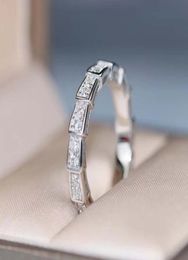 Luxruious quality punk ring with diamond in 18k rose gold plated and platinum Colour for women wedding Jewellery gift4093212