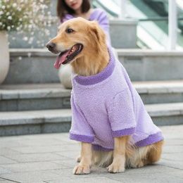 Dog Apparel 3XL-8XL Large Pet Clothing Comfortable Warm Winter Pullover Cartoon Pattern Bright Color Stylish Clothes Supplies