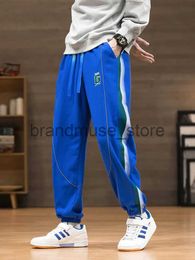 Men's Pants 2023 New Men's Joggers Sweatpants Plus Size Streetwear Fashion Letter Embroidery Cotton Casual Sweats Loose Harem Pants 8XL J231226