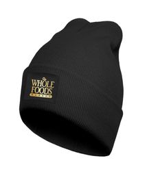 Fashion Whole Foods Market Flash gold Winter Ski Watch Beanie Hat Vintage Hats organic food Healthy pink4977293