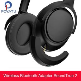 Connectors Poyatu Portable Wireless Bluetooth Adapter for Soundtrue 2 Headphones Bluetooth Receiver for Soundtrue 2 Adapter Aptx Mic