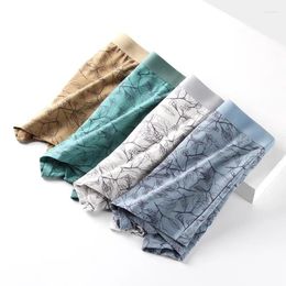 Underpants Men's Underwear Pure Cotton Printed Comfortable Breathable Boxers Antibacterial Bottom Skin Friendly No Trace