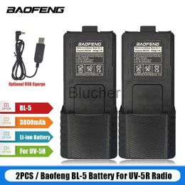 Talkie Walkie Talkie BAOFENG UV5RA Battery For Pofung UV5R UV5RE DM5R Plus BFF8 RT5R RT5 Walkie Talkie BL5 Battery 3800 Compatible USB 12