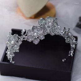 Hair Clips Royal Rhinestone European Style Crown Accessories Bride Wedding Birthday