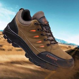 Fashion Mountaineering Shoes Men's Fashion Breathable Site Labour Insurance Shoes Comfortable And Durable Men's Four Seasons Section Casual Shoes 022624a
