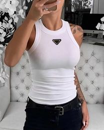 Summer Women's Top T-shirt Short Top Embroidered Sexy Off Shoulder Black Tank Top Casual Sleeveless 2024