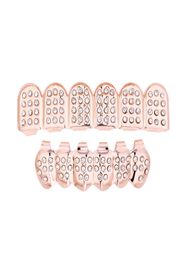 Hip Hop Jewellery 6 Top Bottom Teeth False Teeth Grillz Set Bump Lattice Dental Grills Body Jewellery Teeth Grillz3118072