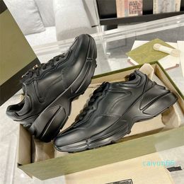 Basketball-inspired Rhython Couple Sports Shoes Men Women Couple Calfskin Leather