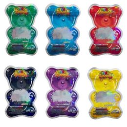 Special shaped Bears Bags Wholesale 500mg Bag Worms Cubes Packaging Mylar bagss green blue red purple Spfxe Upihp