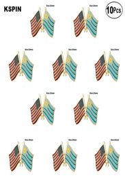 USA Uruguay Lapel Pin Flag badge Brooch Pins Badges 10Pcs a Lot XY0544109400812