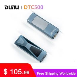 Mixer DUNU DTC 500 Portable USB DAC AMP Headphone Amplifer TypeC to 2.5/4.4mm Outputs ES9038Q2M chip DSD512 for Android iOS DTC500