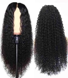 Factory wholale 100 Brazilian Bone Straight human Hair Vendor Black Women Curly Lace Closure Frontal hd lace front Wigs5588990