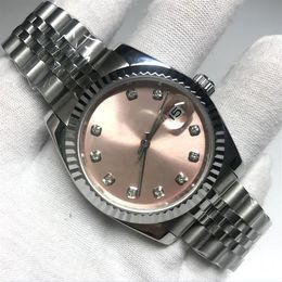 17 colors V3 Automatic 2813 Mechanical Watch women Datejust 41mm pink dial solid Clasp President Men Watches Male sweeping ladies 196x