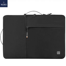 Portable Laptop Sleeve 13 14 Double Layer Laptop Bag for Air 15 Air 13 Case Waterproof Bag for Laptop 15.6 231226