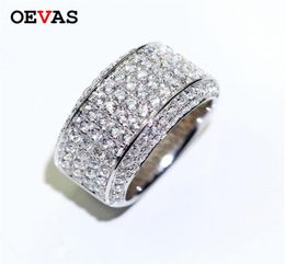 2019 full CZ men ring Exquisite white Gold color Shiny Zircon Wedding Engagement rings size 813 party jewelry Whole23699693299