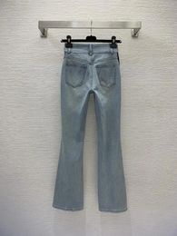 Women's Jeans Flare For Women 2023 Spring Autumn Slim Split Bell-bottoms High Waist Fashion Boot Cut Long Pant Trousers