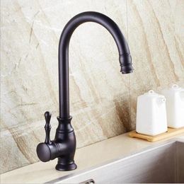 Bathroom Sink Faucets Vidric Kitchen Faucet Oil Bubed Copper For And Cold Water Tap Vegetable Washing Basin 360 Degree Rotating