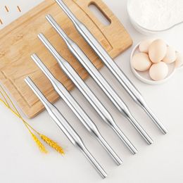 304 Stainless Steel Rolling Pin Kitchen Flour Wheaten Food Rollings Pins Durable Non Stick Dough Roller Home Doughs Baking Tools BH8171 FF