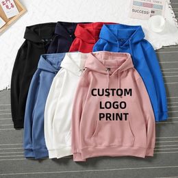 Personality Customise Sports Hoodie Men And Women Long Sleeve Pullover Print Diy Text Picture Top Outdoor Pink Sweatshirts 231226